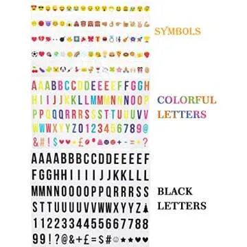 Gemaxvoled Cinema Light Box-Upgraded 16 Colors Changing Light Up Sign Box with 270 Changable Letters & Symbols, A4 Size Letter Message Light Board for Party Birthday Christmas Home Decor