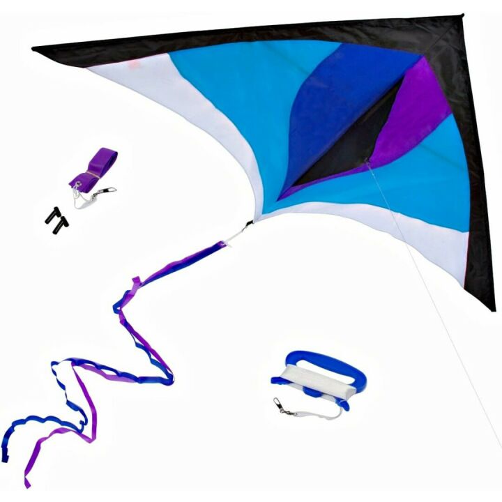 Easy Fly Delta Kite for Kids - Stunning Colors & Design