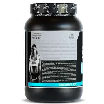 SASCHA FITNESS Hydrolyzed Whey Protein Isolate,100% Grass-Fed (2 Pounds, Coconut)
