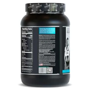 SASCHA FITNESS Hydrolyzed Whey Protein Isolate,100% Grass-Fed (2 Pounds, Coconut)