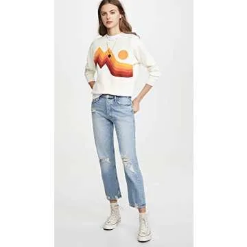 Chic MOTHER Women's Superior The Tomcat Jeans - Distressed Denim