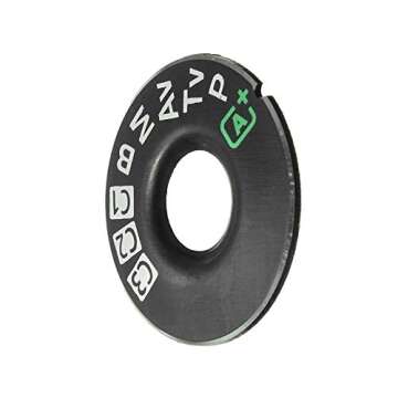 Camera Top Mode Dial Cover Lid Cap Function Mode Dial Signage Interface Cover Button Replacement for Canon EOS 5D Mark III 5D3 5DIII