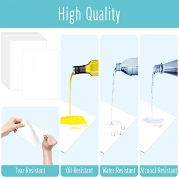 Customizable Water-Resistant Labels for Home Organization