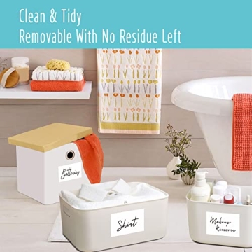 Customizable Water-Resistant Labels for Home Organization