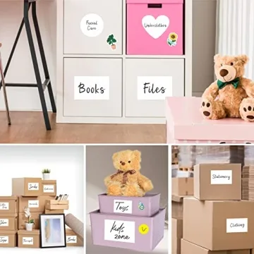 Customizable Water-Resistant Labels for Home Organization