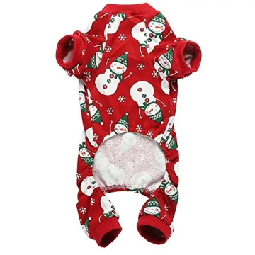 Lanyarco Christmas Dog Pajamas for Holiday Fun and Comfort