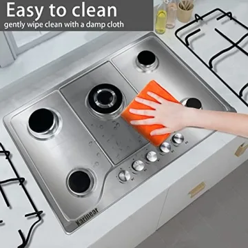 Karinear Gas Cooktop 30 Inch 5 Burners Built-in