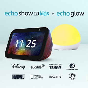 Echo Show 5 Kids with Echo Glow for Interactive Fun