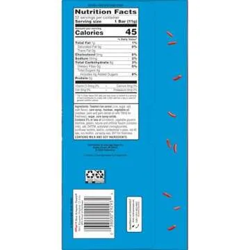 Rice Krispies Treats Mini Marshmallow Cereal Bars, Kids Snacks, Valentine's Day Snacks, Original with Holiday Sprinkles, 12.4oz Box (32 Bars)​