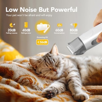 ZOVII Dog Grooming Vacuum with 5 Suction Levels