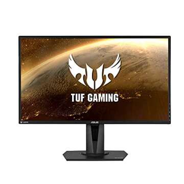 ASUS TUF Gaming VG27AQ HDR Gaming Monitor - 27 Inch WQHD (2560 x 1440), IPS, 155Hz*, ELMB Sync, G-SY...