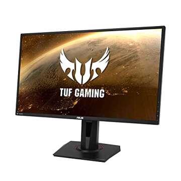 ASUS TUF Gaming VG27AQ HDR Gaming Monitor - 27 Inch WQHD (2560 x 1440), IPS, 155Hz*, ELMB Sync, G-SYNC Compatible, Adaptive-sync, 1 ms (MPRT), HDR10, Black