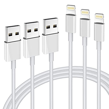 iPhone Charger 3Pack Apple MFi Certified, Lightning Cable 6FT Compatible with iPhone 12 Mini Pro Max...