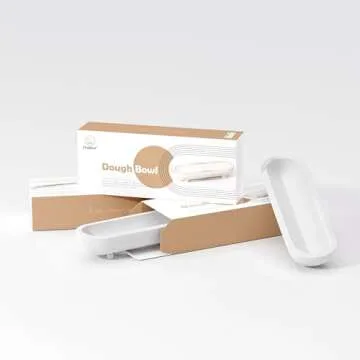 TheRosi Rustic Handcrafted Wooden Dough Bowl for Decor - Organic Modern Style, Unique Four-Legged Ba...