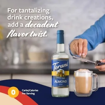 Torani Sugar Free Almond Syrup - Zero Calorie Flavor Enhancer