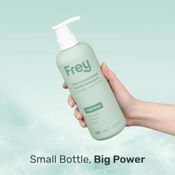 FREY Liquid Laundry Detergent – 50 Loads | Ultra Concentrated, Natural, Eco-Friendly Formula | Sce...