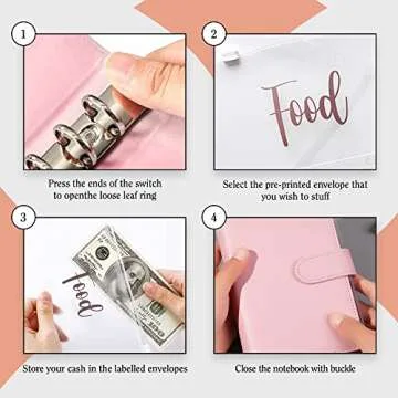 Flexible SOUL MAMA Budget Binder with Zipper Envelopes