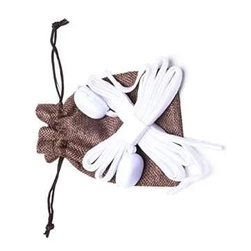 DINUOSEN LED White Shoelaces Light Up in 3 Modes