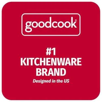 Good Cook Can Opener, Safe Cut Manual Can Opener, no Sharp Can Edges, Black