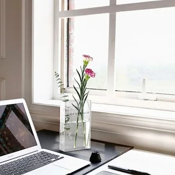 Stylish ONEDONE Book Vase for Flowers and Decor