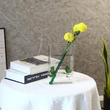 Stylish ONEDONE Book Vase for Flowers and Decor