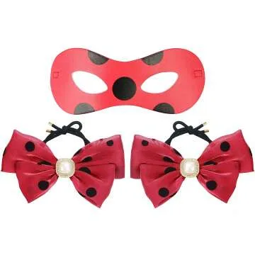 DAZCOS Blue Anime Cosplay Wig with Eyepatch & Bow