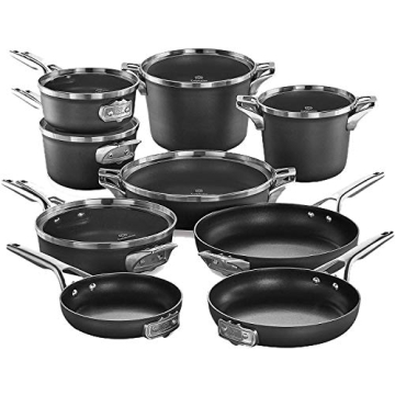 Calphalon Stackable 15-Piece Cookware Set for All Kitchens