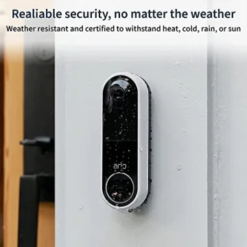 Arlo Essential Wireless Video Doorbell - Renewed 180° HD
