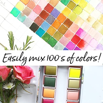 Enjoy Vibrant Colors with Our Professional Watercolor Set