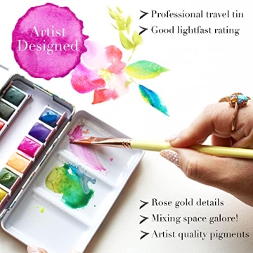 Enjoy Vibrant Colors with Our Professional Watercolor Set