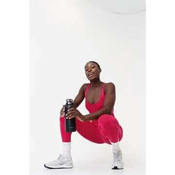 ZULU Swift 32oz Insulated Water Bottle with Straw