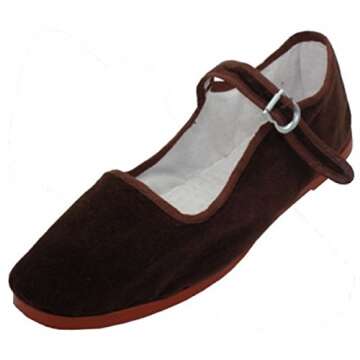 Stylish and Comfortable Cotton Doll Mary Jane Flats for Women