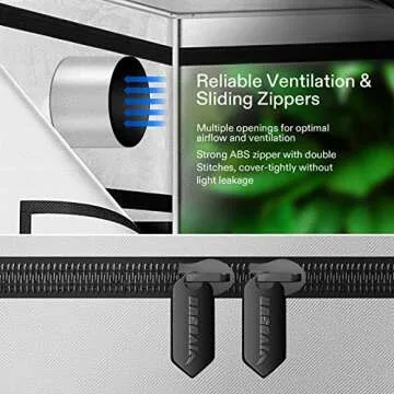 VIVOSUN 4x2 Grow Tent High Reflective Mylar Hydroponics