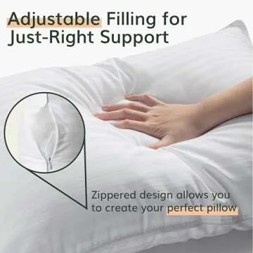 Premium Queen Size Cooling Pillows Set of 2 for Sleepers