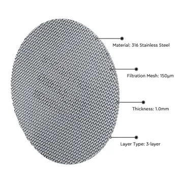 Normcore 58.5mm Puck Screen with Stand for Espresso