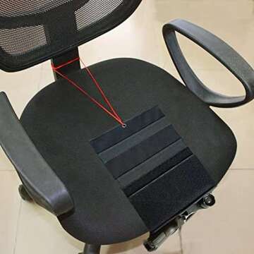 Bedside Holster, Pistol Holster, Bed Side Holster, Under Mattress Handgun Holster, Tactical Gun Holster with Flashlight Loop Holder Black