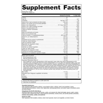 Metagenics Wellness Essentials - 30 Count, OmegaGenics EPA-DHA 1000-60 Softgels, and D3 5000-120 Softgels