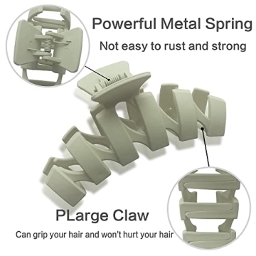 Large Non Slip Hair Clips for All Hair Types - 6 Pack