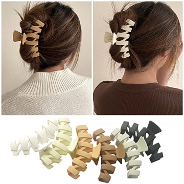 Large Non Slip Hair Clips for All Hair Types - 6 Pack