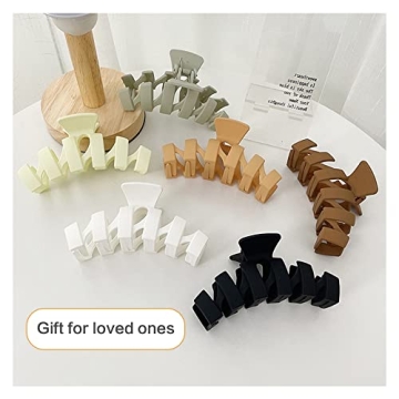 Large Non Slip Hair Clips for All Hair Types - 6 Pack