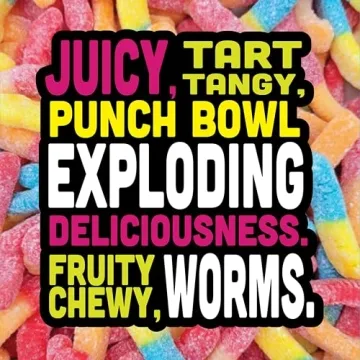 Trolli Sour Brite Crawlers Gummy Worms 7.2 oz