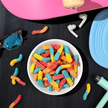 Trolli Sour Brite Crawlers Gummy Worms 7.2 oz