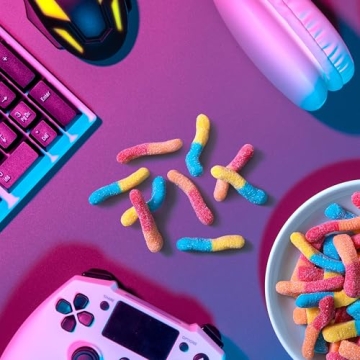 Trolli Sour Brite Crawlers Gummy Worms 7.2 oz