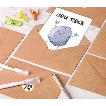 32 Funny Thank You Cards wtih Envelopes & Stickers,Fun Greeting Note Cards 4 x 6 in,Bulk Boxed Set Assortment for Employee Teachers Friends Business Coworker Gratitude Appreciation