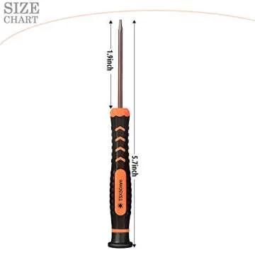 TECKMAN T5 Torx Screwdriver, 6-pointed Precision Screwdriver for Laptop and Macbook Air Battery Disassembly and Hard Disk Replacement