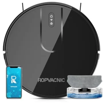 ROPVACNIC Robot Vacuum Cleaner - 4000Pa Suction & Mop