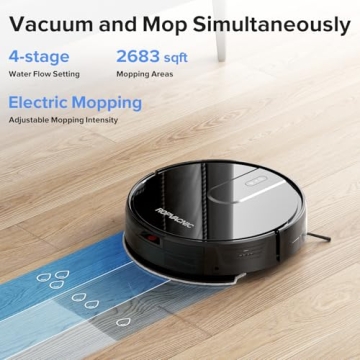 ROPVACNIC Robot Vacuum Cleaner & Mop Combo