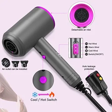 Karrong 1800W Ionic Hair Dryer with Negative Ion Technology