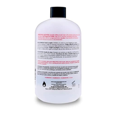 Super Nail Pure Acetone 16 Fl Oz - Professional Grade Solution