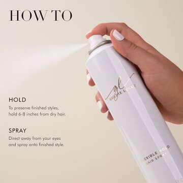 Goldie Locks Flexible Hold Hair Spray, Brushable Finish, For All Hair Types & Extensions, Humidity Resistant, Lightweight for Volume and Styling Control, 9 oz